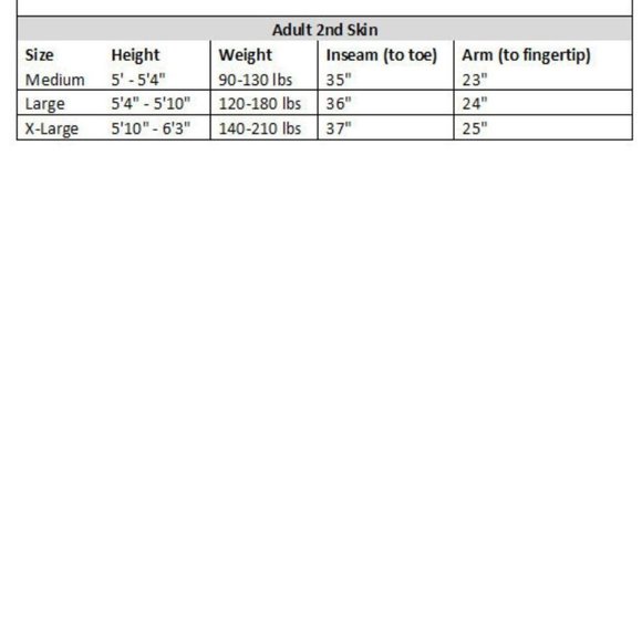 Tuxedo 2nd Skin Halloween Costume Large 1 Pc Bodysuit Jumpsuit Zip Back Mens - Picture 3 of 3